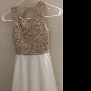 Girls short, formal dress